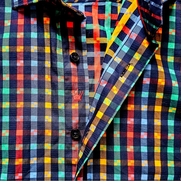 Bertigo Men’s Multicolor long sleeves Shirt - Picture 4 of 10